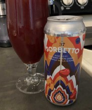 Evergrain Sorbetto 37 Sour Ale with Blueberry, Peach, Granola, Vanilla, and Honey 4pk 16oz Cans