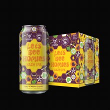 Stone Lets Bee Homies Hazy IPA Brewed with Honey 4pk 16oz Cans