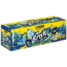 Lipston Brisk Iced Tea 12pk 12oz Cans