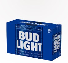 Bud Light 15pk 12oz Cans