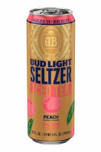 Bud Light Seltzer Peach Iced Tea 25oz Can