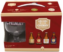 Chimay Holiday Variety 4pk 11.2oz Bottles With Complimentary Glass