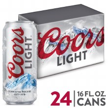 Coors Light 24pk 16oz Cans