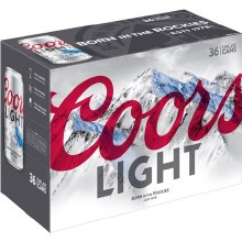 Coors Light 36pk 12oz Cans