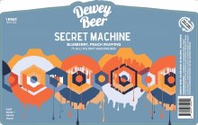 Dewey Secret Machine Blueberry Peach Muffins Smoothie 4pk 16oz Cans