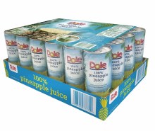 Dole Pineapple 24pk 8.4oz Cans