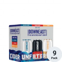 Downeast Unfiltered Craft Cider Variety 9pk 12oz Cans