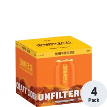 Downeast Pumpkin Blend Unfiltered Craft Cider 4pk 12oz Cans