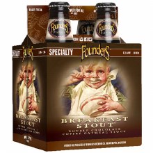 Founders Breakfast Double Chocolate Coffee Oatmeal Stout 4pk 12oz Bottles