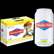 Happy Dad Banana Hard Seltzer 12pk 12oz Cans