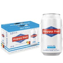 Happy Dad Fruit Punch Hard Seltzer 12pk 12oz Cans