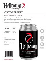 Helltown Hefeweizen 6pk 12oz Cans