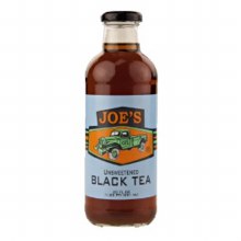 Joe's Unsweetened Black Tea 20oz Bottle