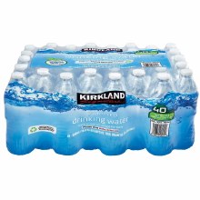 Kirkland Water 40pk 16.9oz Plastic Bottles