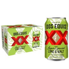 Dos Equis Lime and Salt Lager 6pk 12oz Cans