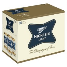 Miller High Life Light 30pk 12oz Cans