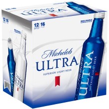 Michelob Ultra 12pk 16oz Aluminum Bottles