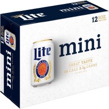 Miller Lite 12pk 8oz Mini Cans