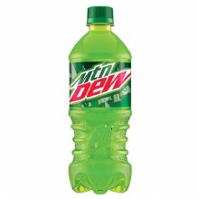 Mountain Dew 20oz Plastic Bottle