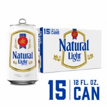 Natural Light 15pk 12oz Cans