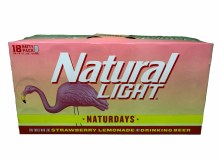 Natural Light "Naturdays" Strawberry Lemonade 18pk 12oz Cans
