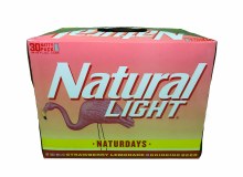 Natural Light "Naturdays" Strawberry Lemonade 30pk 12oz Cans