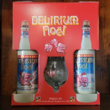 Delirium Noel Holiday Gift Pack Plus Glass 2pk 25.4oz Bottles