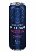 Bud Light Platinum Seltzer Wild Berry 25oz Can