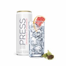 Press Grapefruit Cardamom Seltzer 6pk 12oz Cans