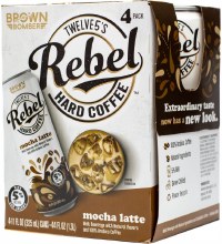 Brown Bomber Rebel Hard Coffee Mocha Latte 4pk 11oz Cans