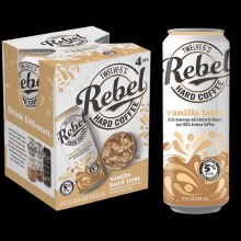 Brown Bomber Rebel Hard Coffee Vanilla Latte 4pk 11oz Cans