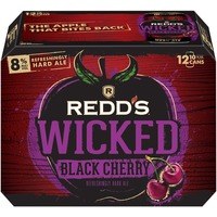 Redds Wicked Black Cherry 12pk 10oz Cans