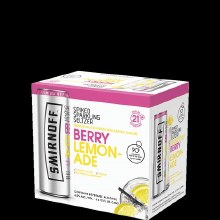 Smirnoff Berry Lemonade Seltzer 6pk 12oz Cans