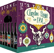 Stone Twelve Days of IPA Winter Variety 12pk 12oz Bottles