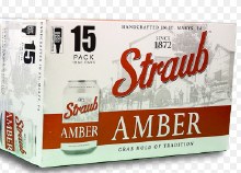 Straub Amber 15pk 12oz Cans