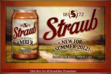 Straub Amber 24pk 12pz Cans