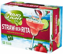 Bud Light Straw-Ber-Rita 12pk 8oz Cans