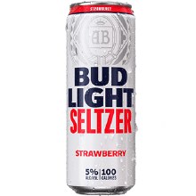 Bud Light Seltzer Strawberry 25oz Can