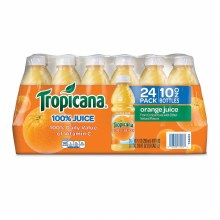 Tropicana Orange Juice 24pk 10 oz Palstic Bottles