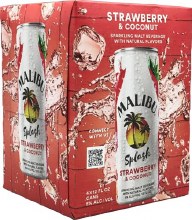 Malibu Splash Watermelon 4pk 12oz Cans