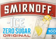 Smirnoff Ice Origianl Zero Sugar 6pk 12oz Cans