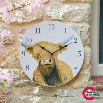 12in Highland Wall Clock