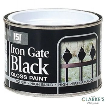151 Coatings Iron Gate Black Gloss Paint