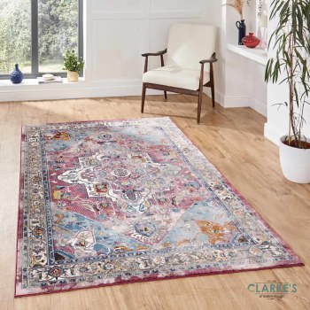 16th Avenue 91DA Fuschia/Blue Rug 160 x 230cm