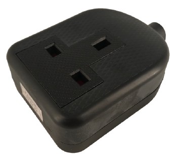 1 Gang Rubberised Extension Socket
