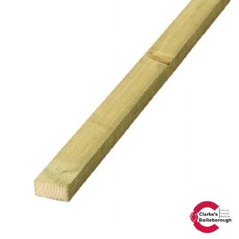 Treated Timber 2x1 1/2" (4.2 Metre)