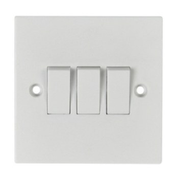 3 Gang 2 Way Lights Switch