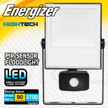 Energizer LED 30W Floodlight with PIR Sensor
