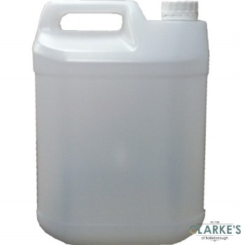 Natural HDPE Plastic Container 5 Litre
