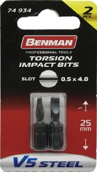 Benman Impact Bits Slot 0.5x4mm